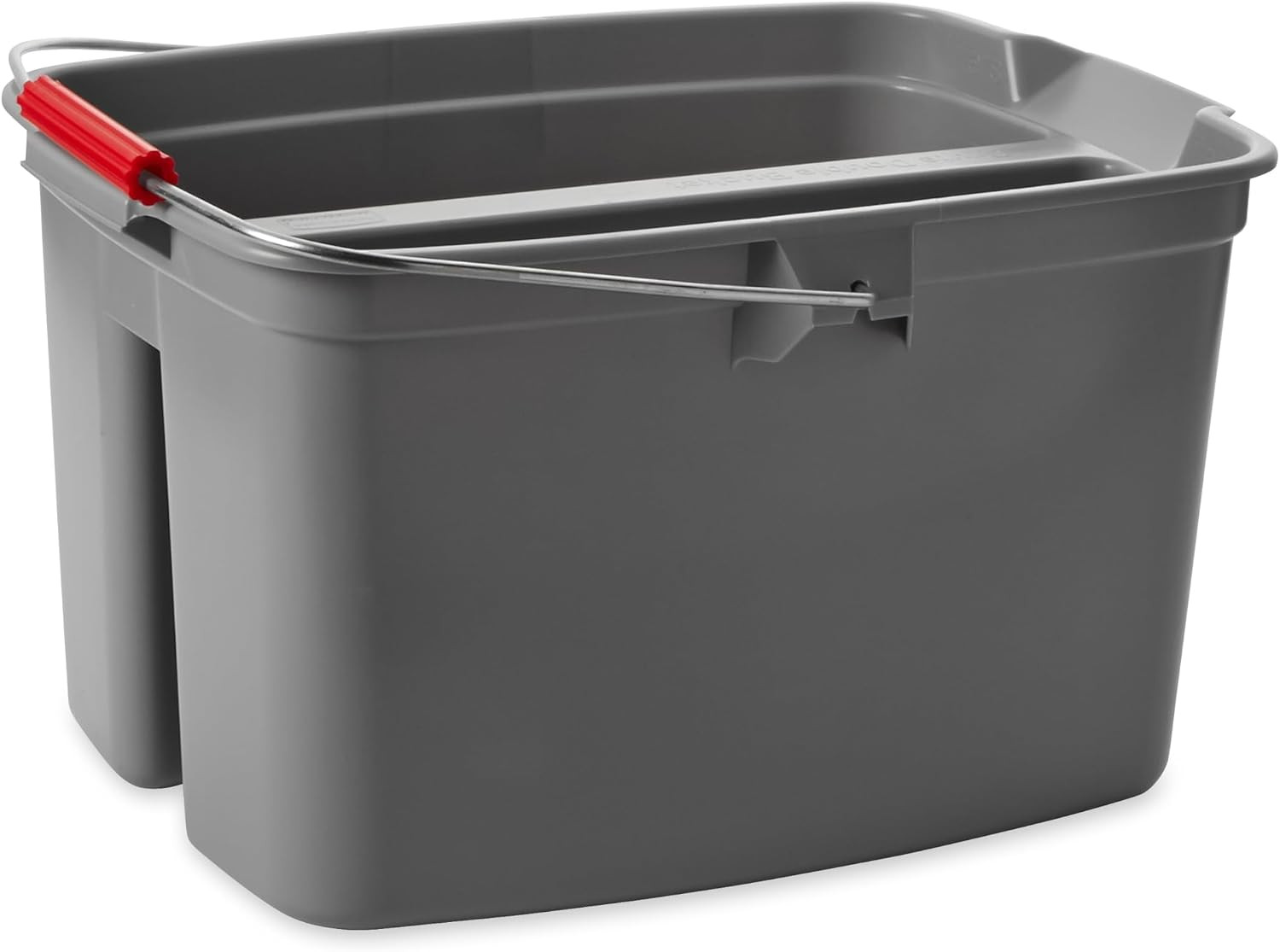Rubbermaid Commercial Products Double Pail Plastic Bucket for Cleaning Easy to C