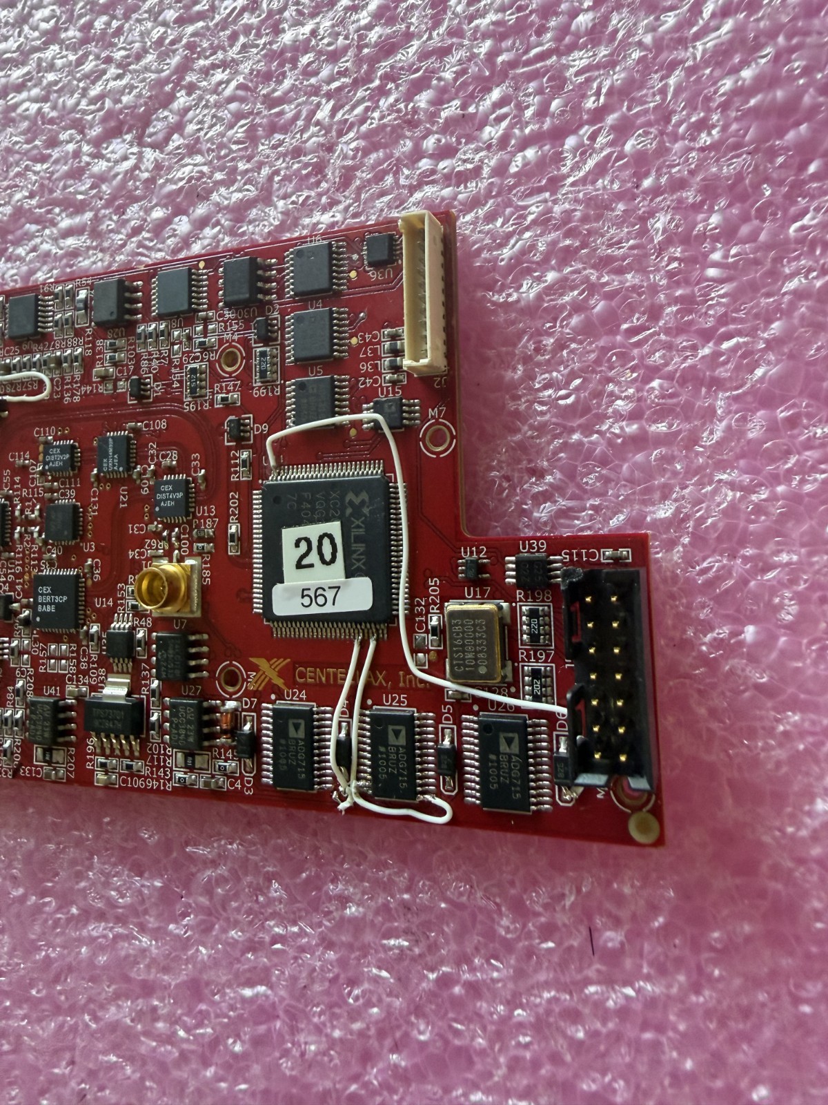 CENTELLAX TG7P1A 06.04.10 P381 REV.2 BOARD ASSEMBLY ***AS-IS***