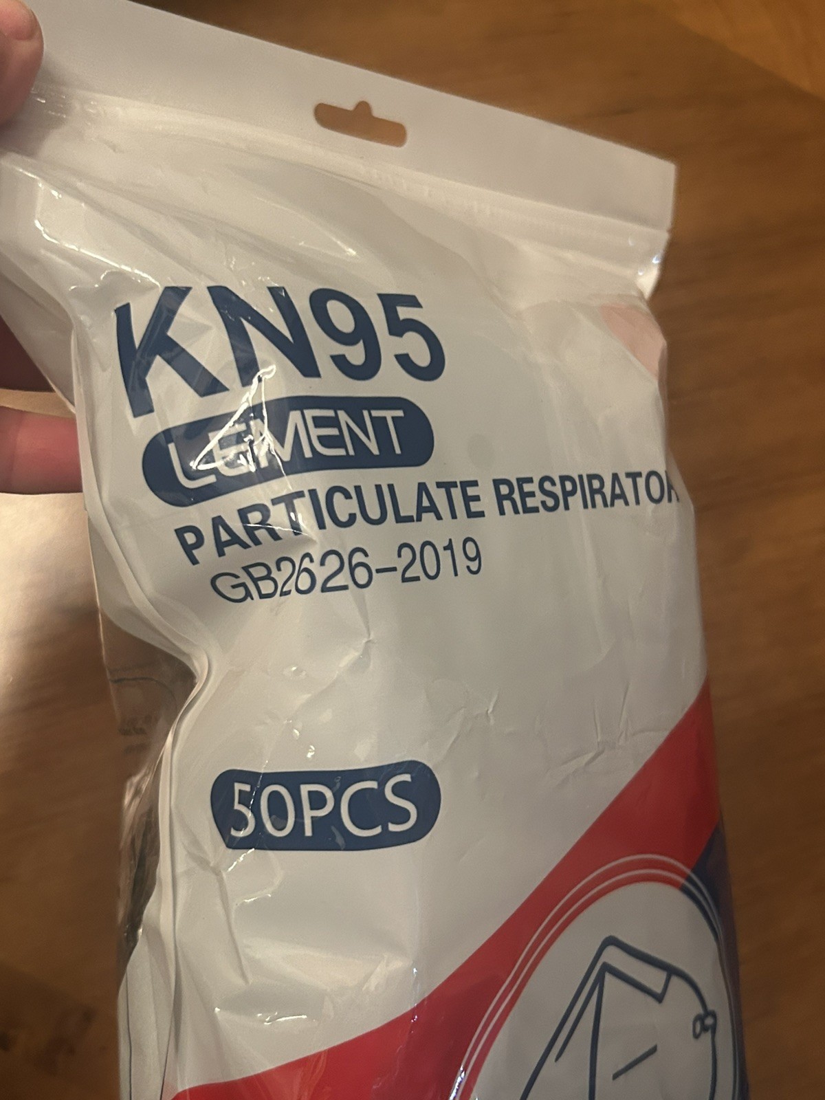 KN95 Lement Particulate Respirator 50 Black Masks GB2626-2019 FACTORY SEALED