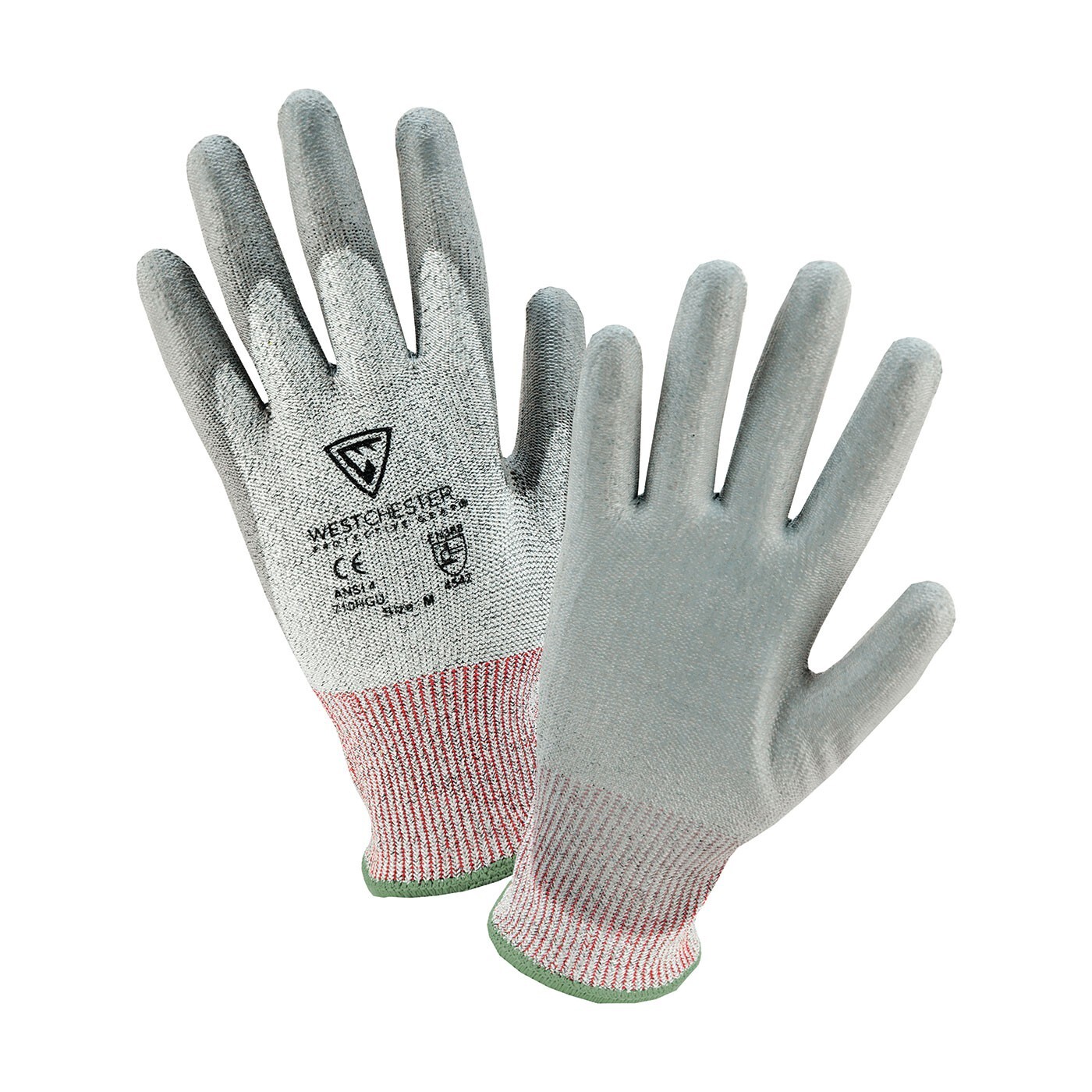 Cut Resistance HPPE Blended Glove with Polyurethane Coated 1 DOZEN(12 PAIRS)