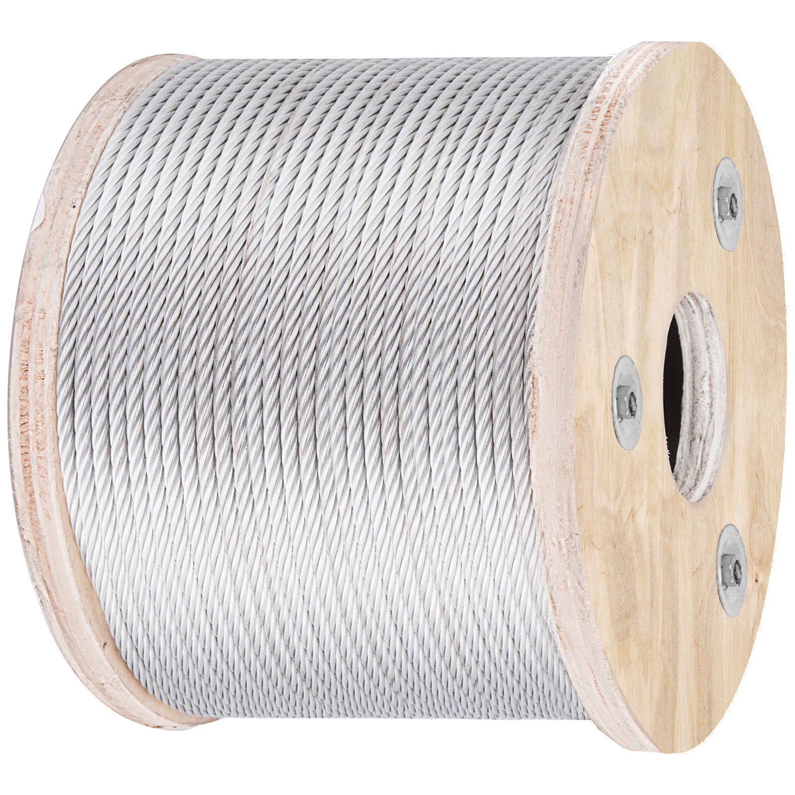 VEVOR T304 3/16″ Stainless Steel Cable Wire Rope 7×19 250FT Railing Kit
