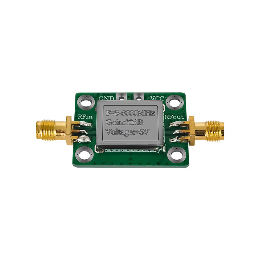 2X 20dB 5M-6GHz RF Broadband Signal Amplifier Board Gain Power Amplifier Module