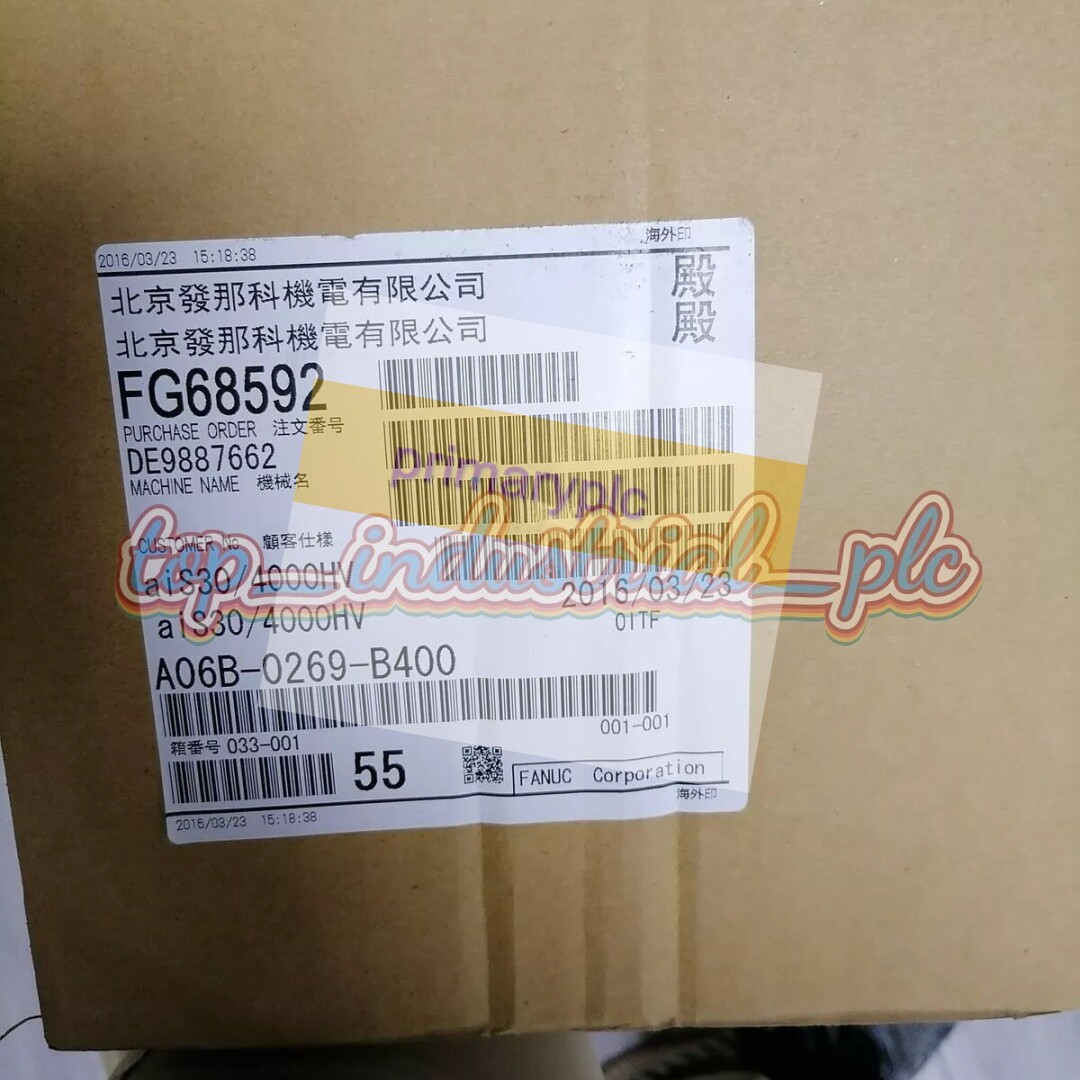 New In Box Fanuc A06B-0269-B400 AC Servo Motor