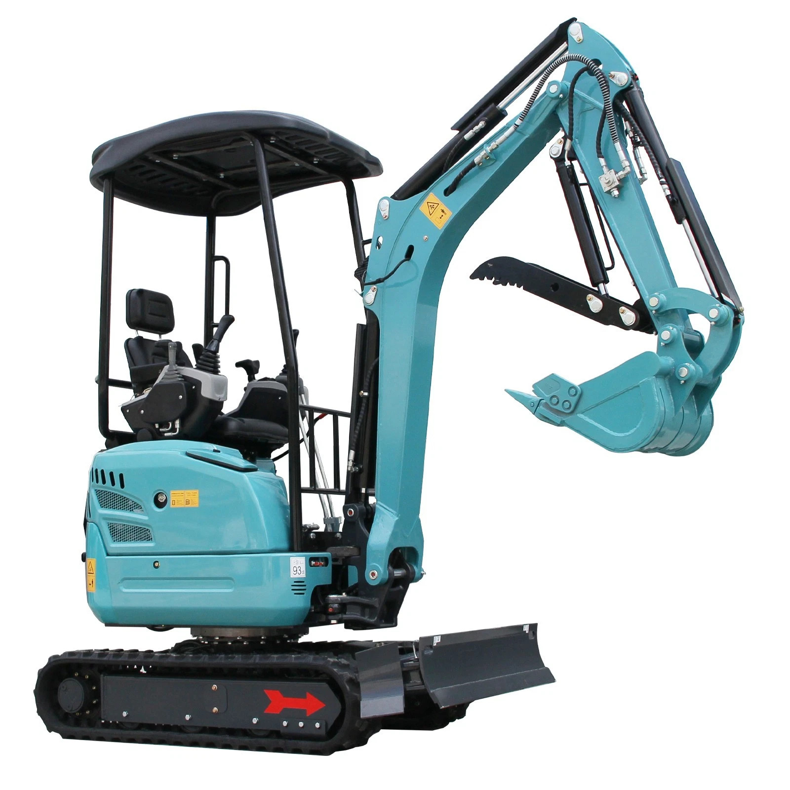 2.5 Ton Mini Excavator Kubota D902 Engine Extendable Track Side Swing Digger EPA