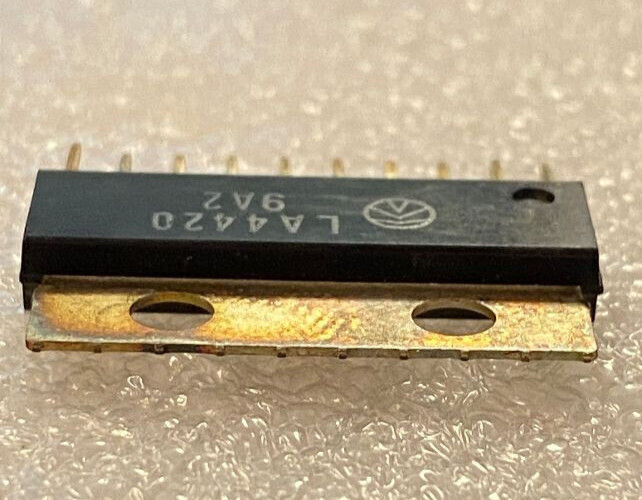 LA4420 SANYO INTEGRATED CIRCUIT NOS( New Old Stock ) 1PC. C406U6F100614