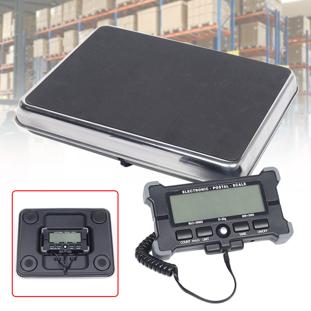 Digital Postal Scale 440lbs 200kg Tabletop Shipping Weight Postage Weighing USA