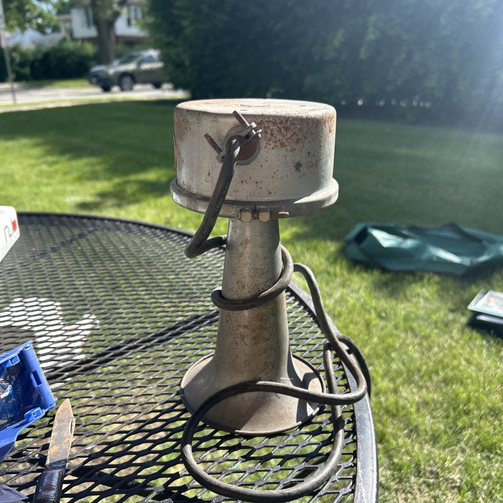 Benjamin Electric Mfg. Co. Vintage Industrial Signal Horn WORKS