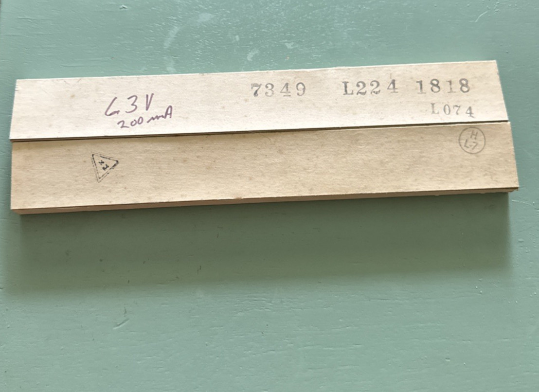Lot of 50 – S7349 – Subminiature 2-Pin Lamp, 6.3V, 200mA, 1/8” bulb only