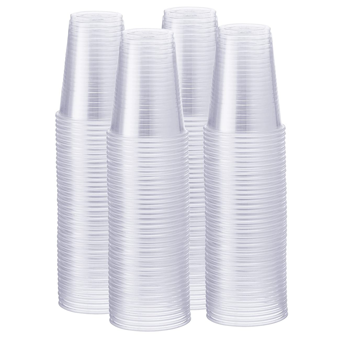 GUSTO 7 oz Clear Plastic Cups [500 Count] Disposable 7 oz, – 500 Count