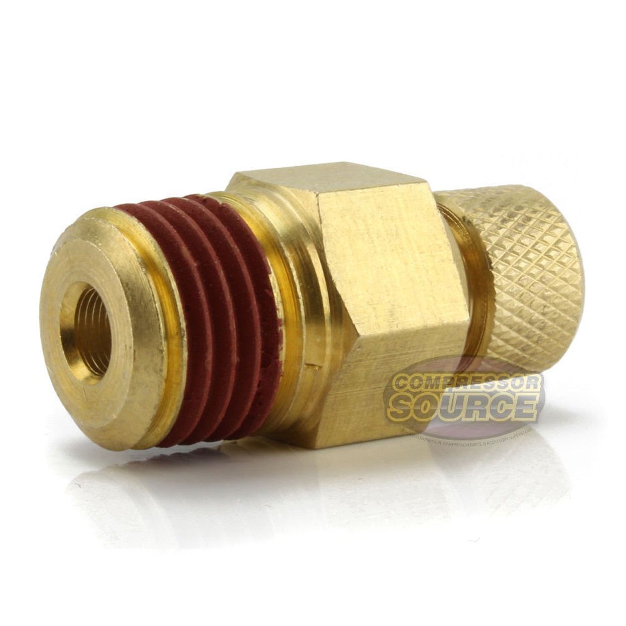 2 Male 1/4″ Air Compressor Tank Moisture Water Drain Twist Petcock Brass