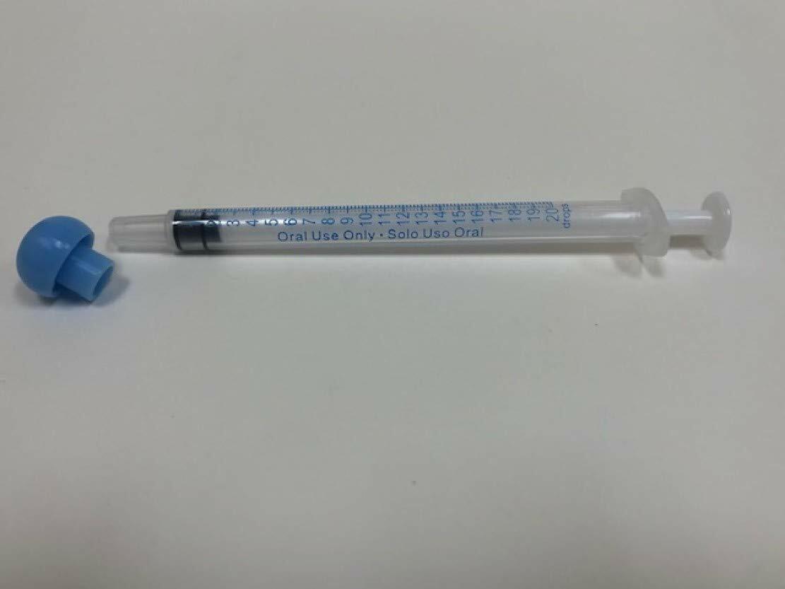 Global Medical Products 1cc/ml Oral Syringe Clear with Tip Cap 305217 – 100