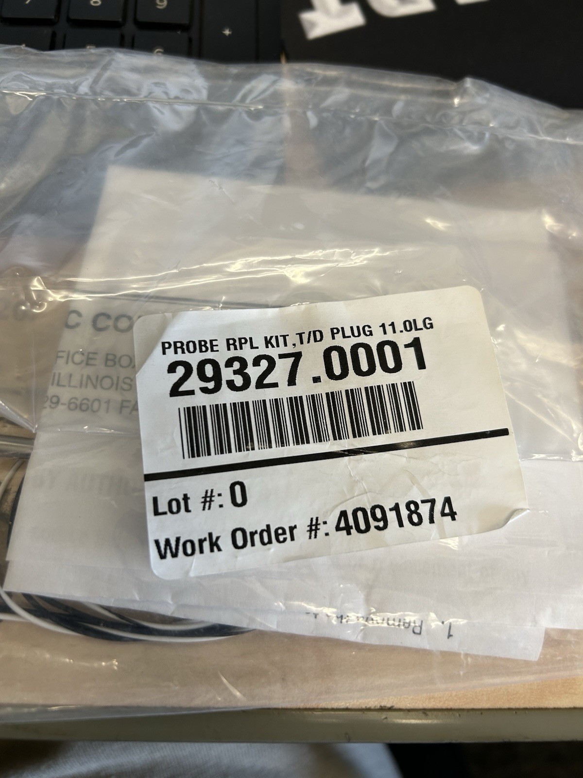 29327.0001 Bunn Probe Rpl Kit,T/D Plug 11.0Lg Genuine