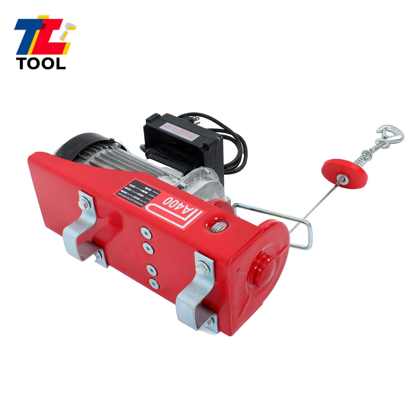 880lbs Wireless Remote Control Electric Hoist 110V 980W 40ft/20ft Lifting Height