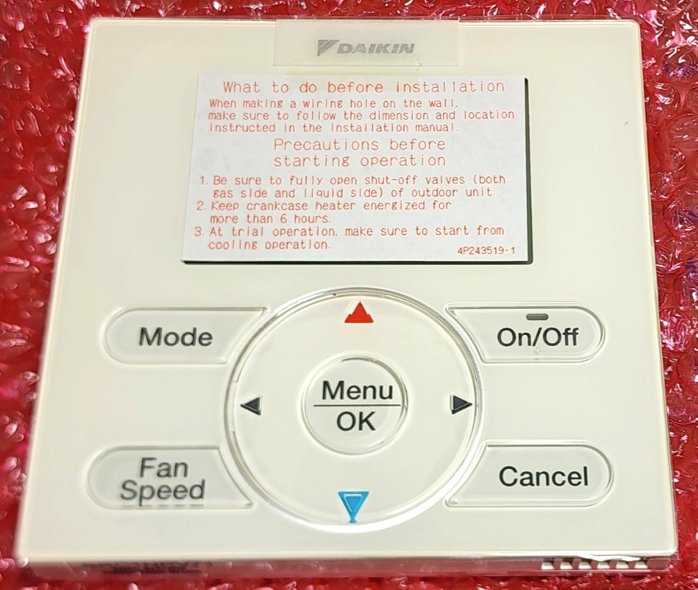 DAIKIN BRC1NRV71 Navigation Remote Controller