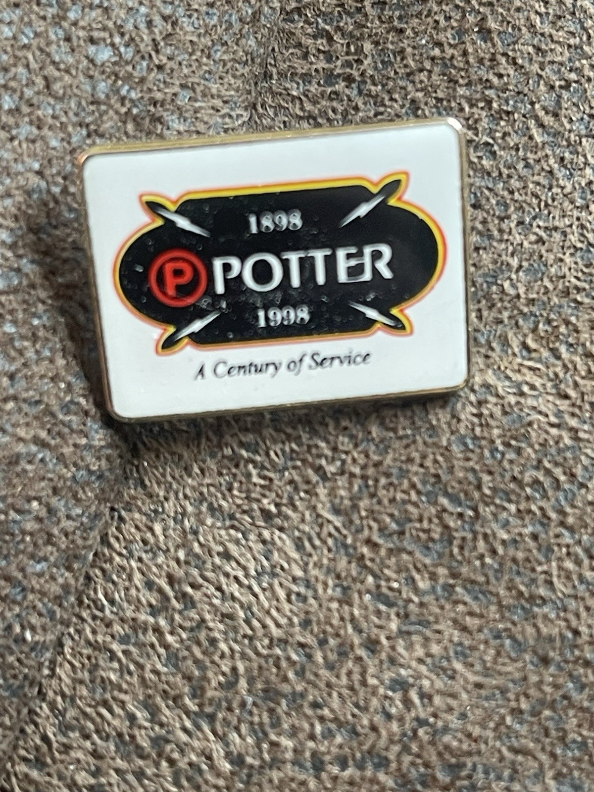 Potter Electric Signal Company centennial pin