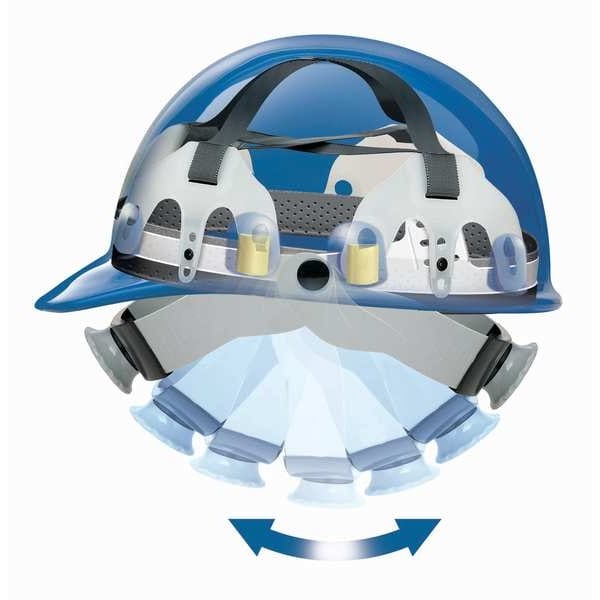 Fibre-Metal By Honeywell E2rw15a000 Hard Hat, Super Eight E2, Thermoplastic, 8