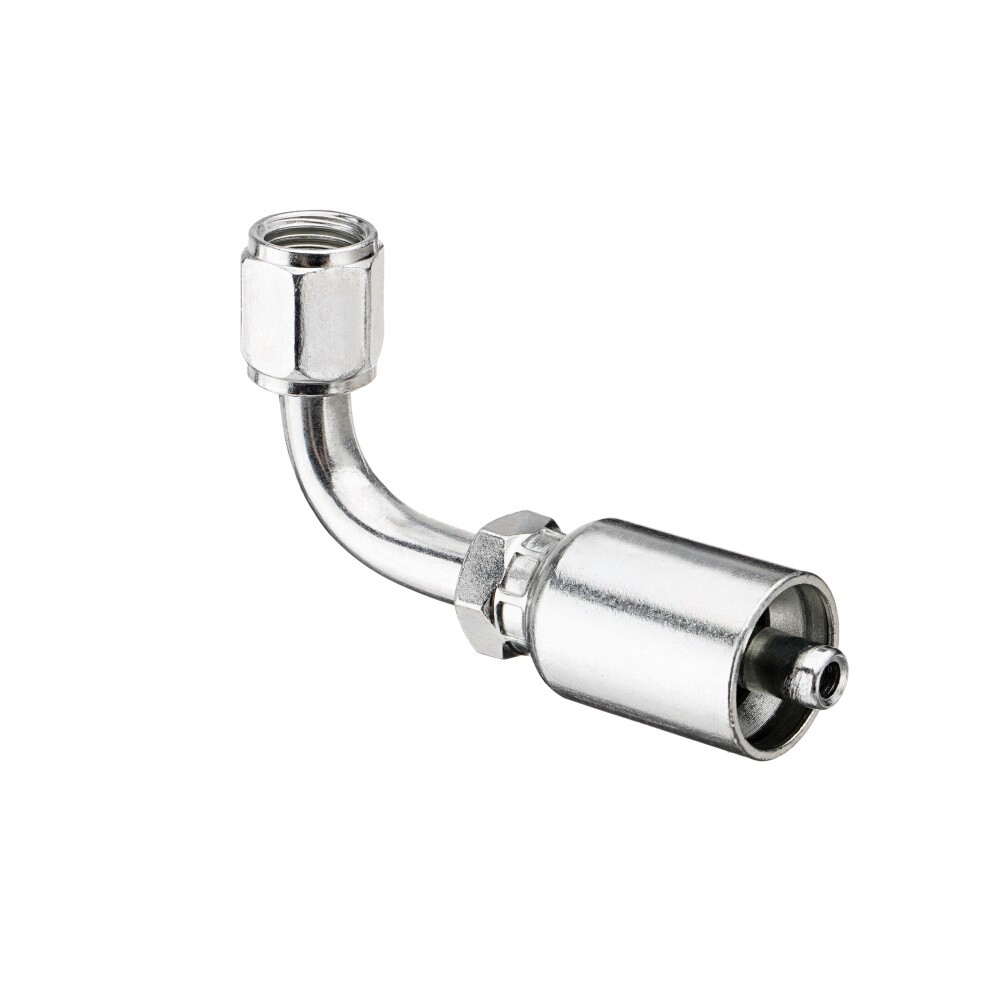 NEW 10 PCS 13943 4-4 PK STYLE HYDRAULIC HOSE FITTINGS 1/4″ FJIC 90 Degree
