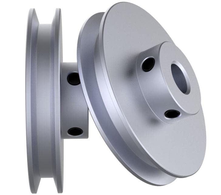 40mm OD Single Groove Pulley 15mm Fixed Bore Drilling Machine 6mm Round Belt