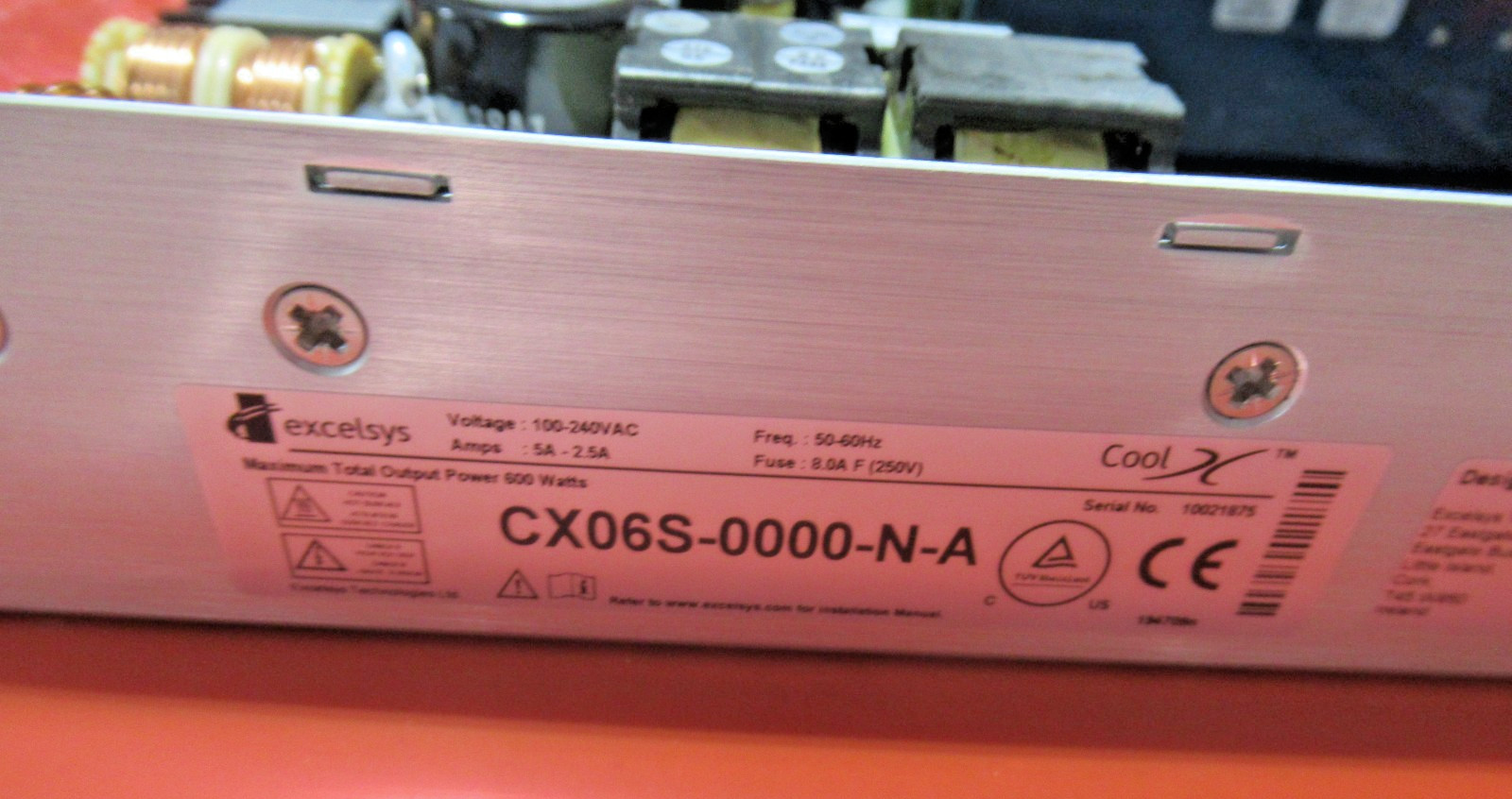 Excelsys CoolX600 CX06S-0000-N-A Power Supply AC-DC Power Pac 4 Slot 600W *NEW*