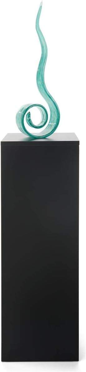 Black Display Pedestal Stand 36″ Tall Portable Gallery & Art Pedestal Retail