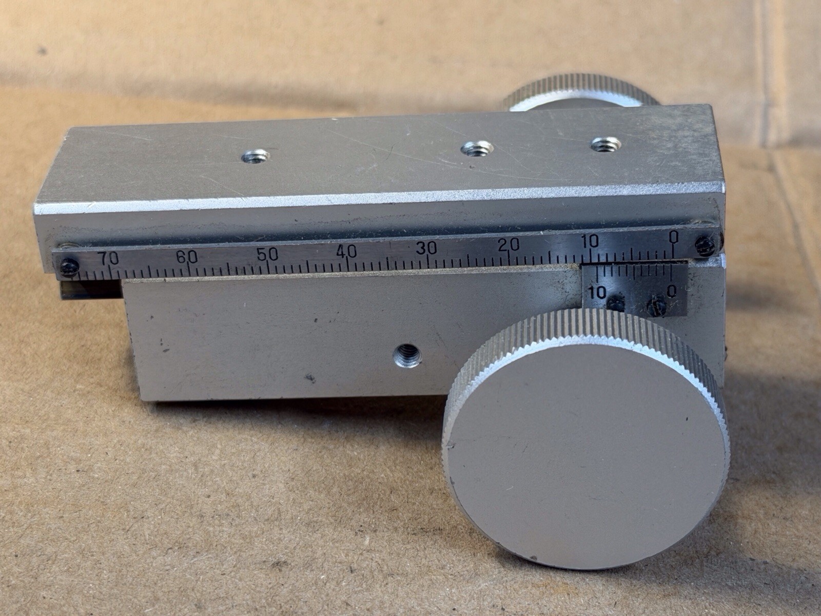 Precision Slide Mechanism -57mm Travel, Small Single Axis Movement