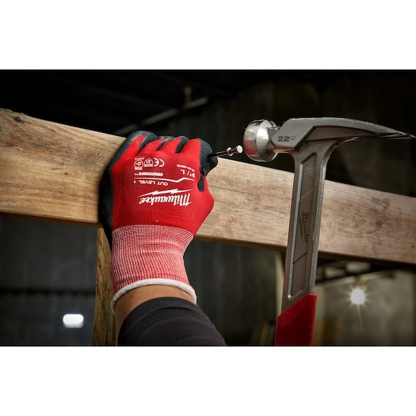 Milwaukee Tool 48-22-8902 Coated Work Gloves, Nitrile Dipped, Nylon/Lycra