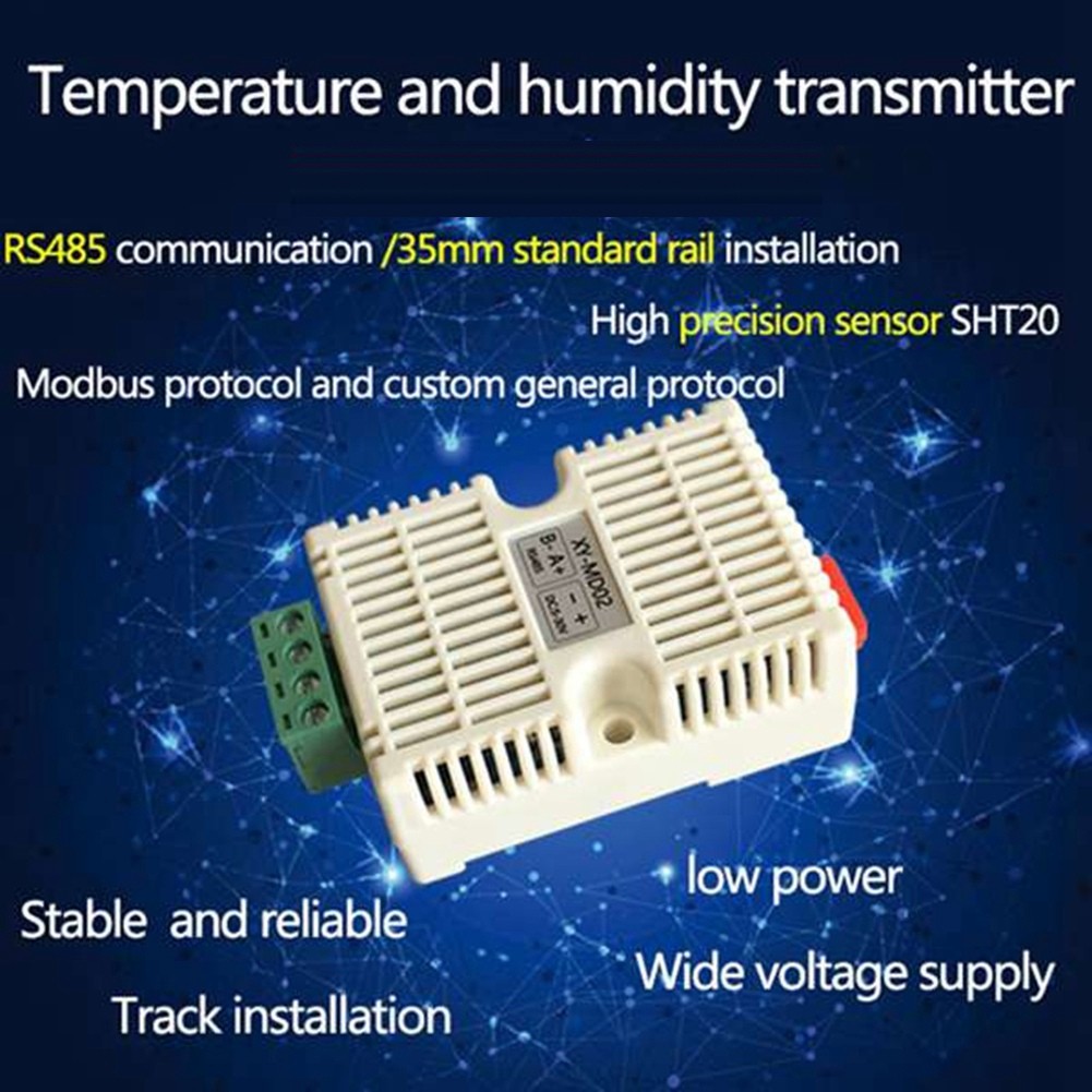 XY-MD02 Temperature Humidity Transmitter Detection Sensor Module Modbus S3385