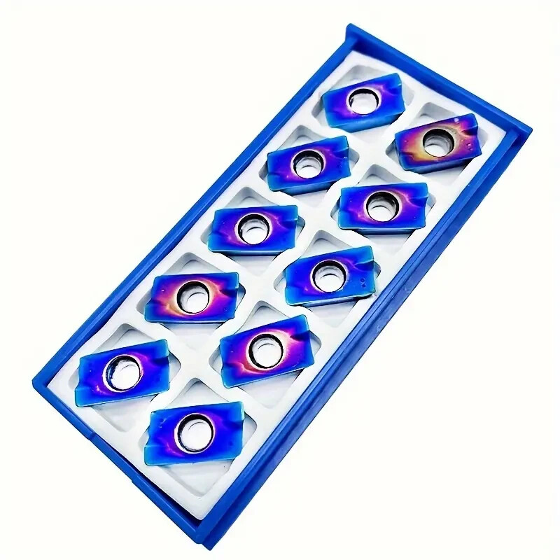 50pcs APMT1604 PDER-DP Carbide Inserts for 400R Milling Nano Blue HRC65