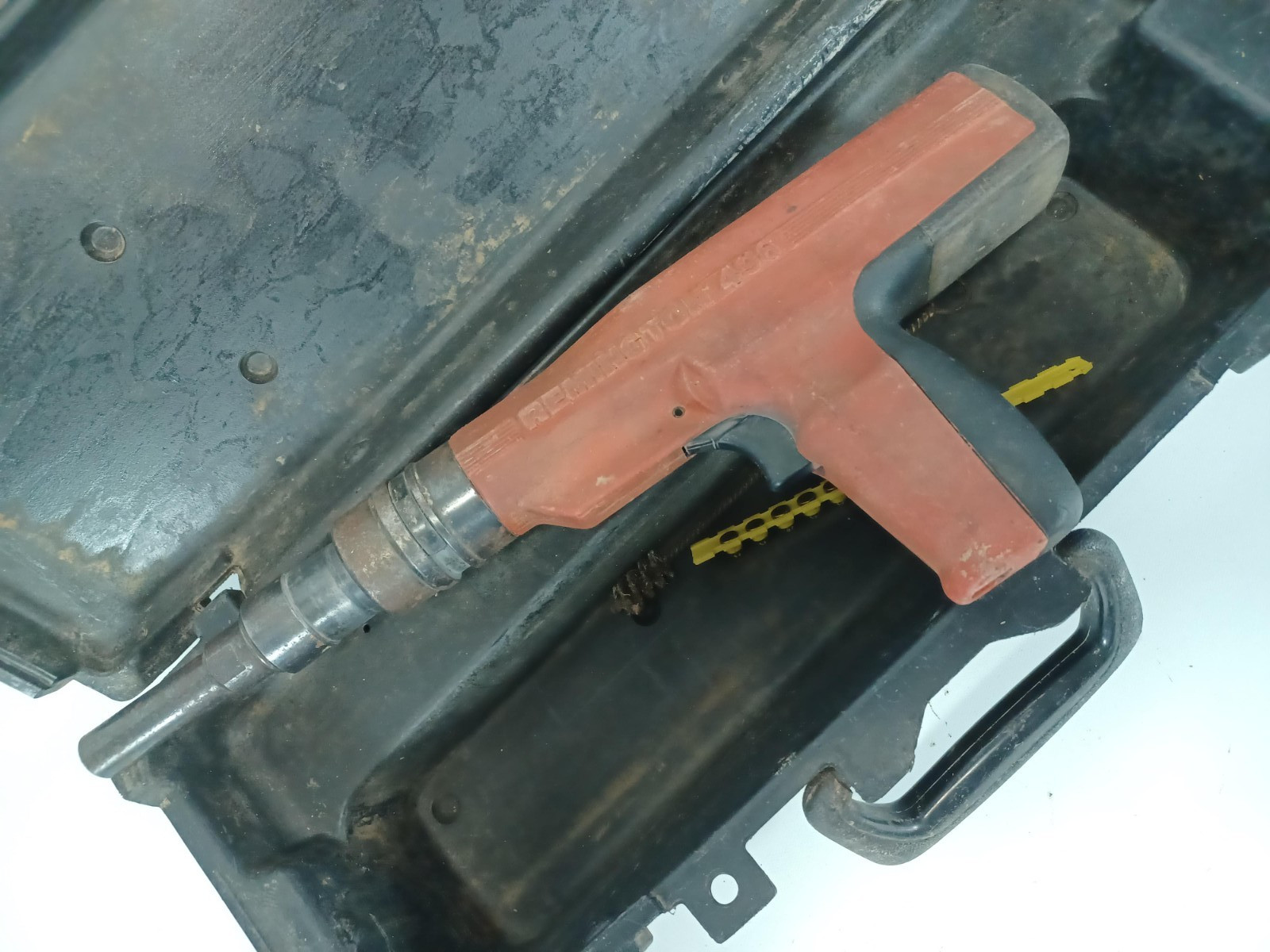 Remington Powder Actuated Tool, Model 496 With Case And Accessory