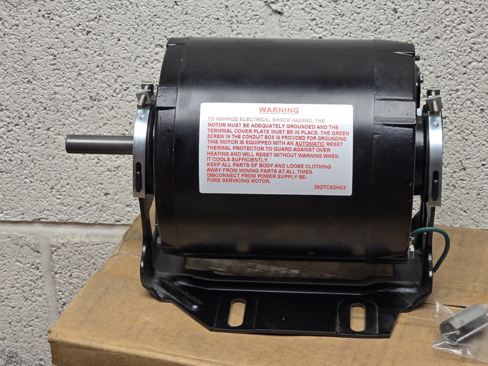 Century AC Motor 4UE68, 115VAC, 1Ph, 60Hz, 1725 RPM, 1/6 HP NEW