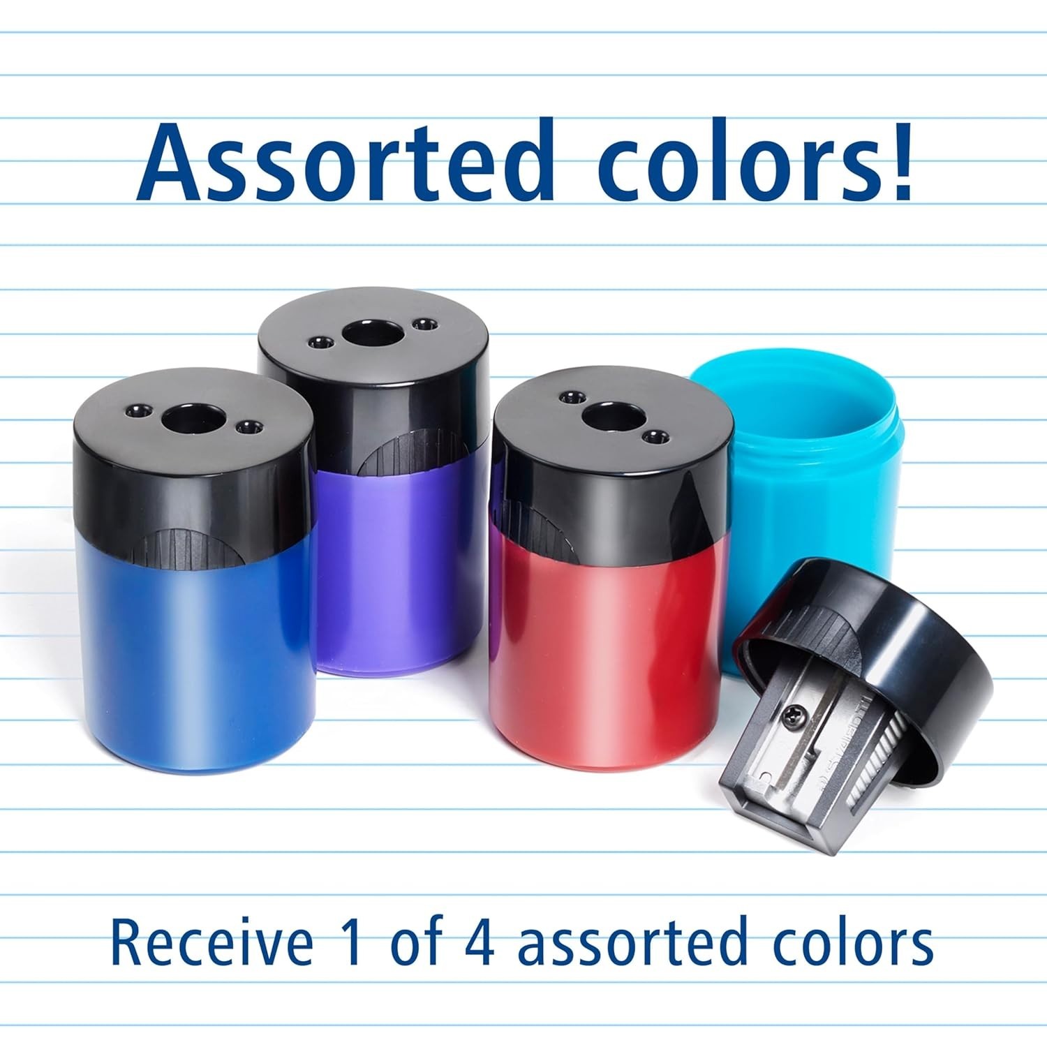 Hand-Powered Metal Pencil Sharpener for Smooth, Precise Sharpening – Multi-Color