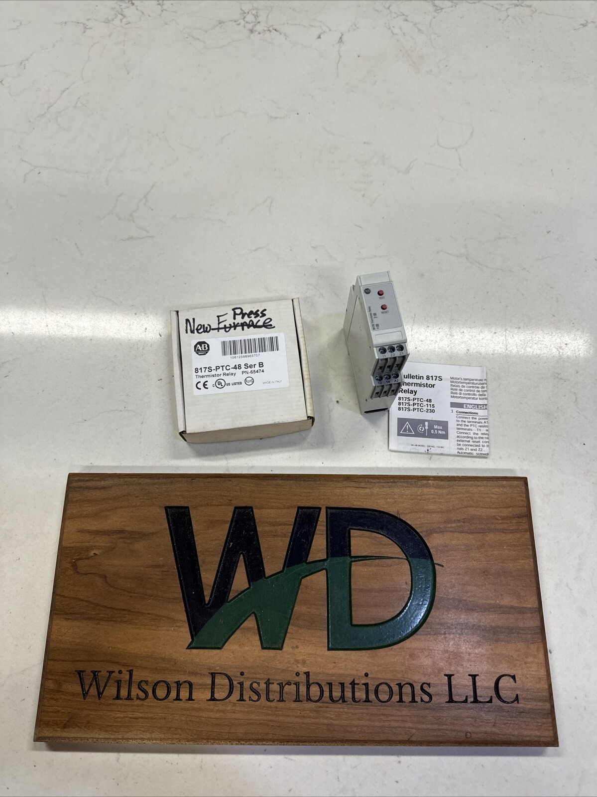 817S-PTC-48 Thermistor monitoring relay, 24-48V AC/DC control voltage