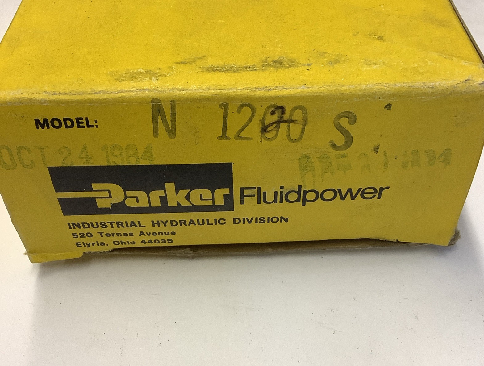 PARKER needle valve N1220S, 3000PSI, 25 GPM, 1”, (1 In Lot) 4054-57