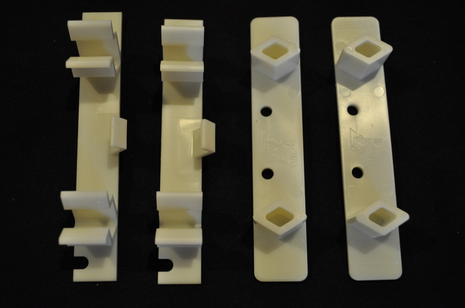 Tenn-Tex False Front Cabinet & Drawer Repair / Replace Clips 2 Pairs W/Screws