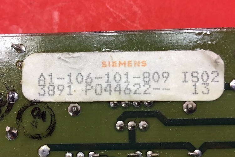 Siemens Drive board 6RA8232-1DB0  A1-106-101-809. 1A