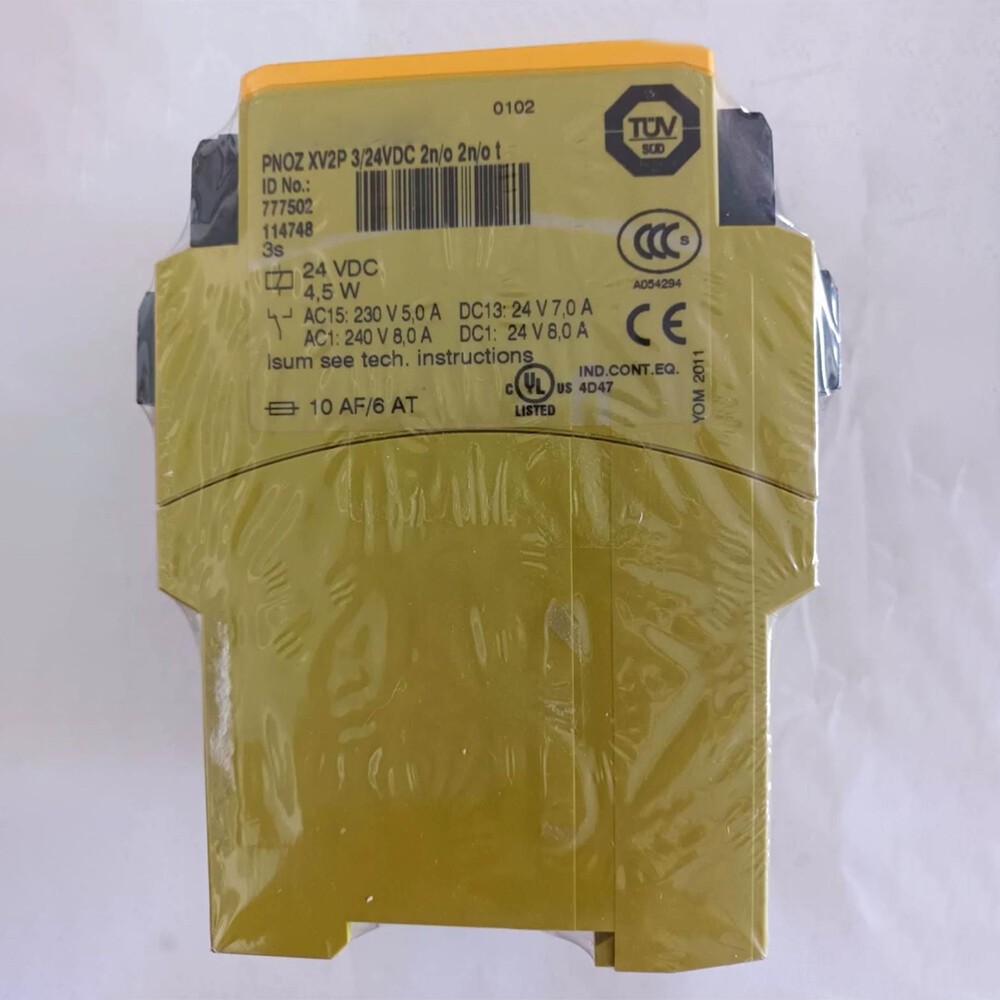 777502 Safety Relay for PILZ PNOZ XV2P 24V Replacement