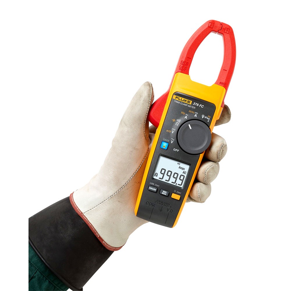 Fluke 376 FC 1000 Amp AC & DC True RMS Clamp Meter with iFlex Probe & Bluetooth