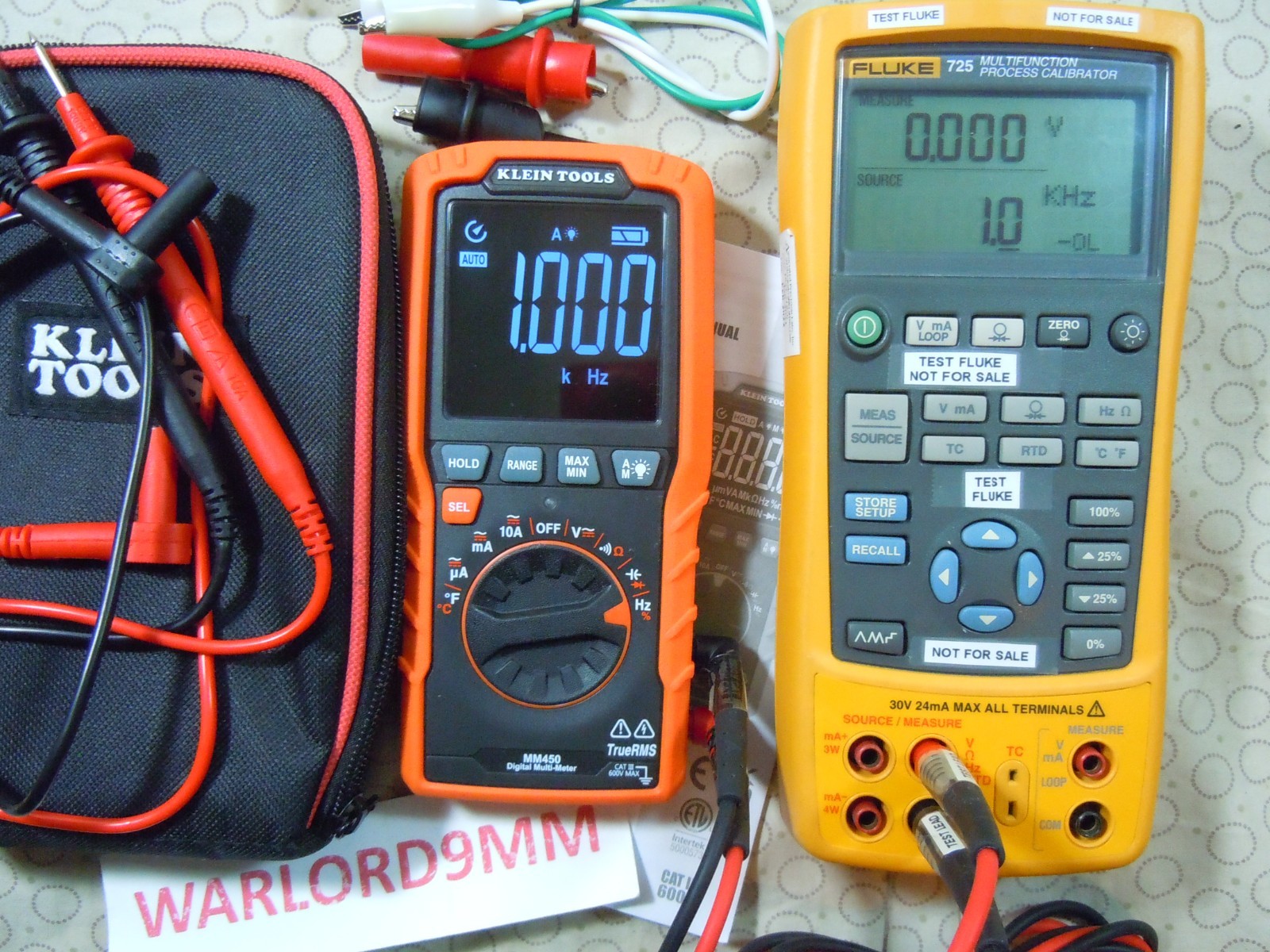 KLEIN TOOLS MM450 TRMS MULTIMETER WITH ACCESSORIES + KLEIN CASE – 0208304.