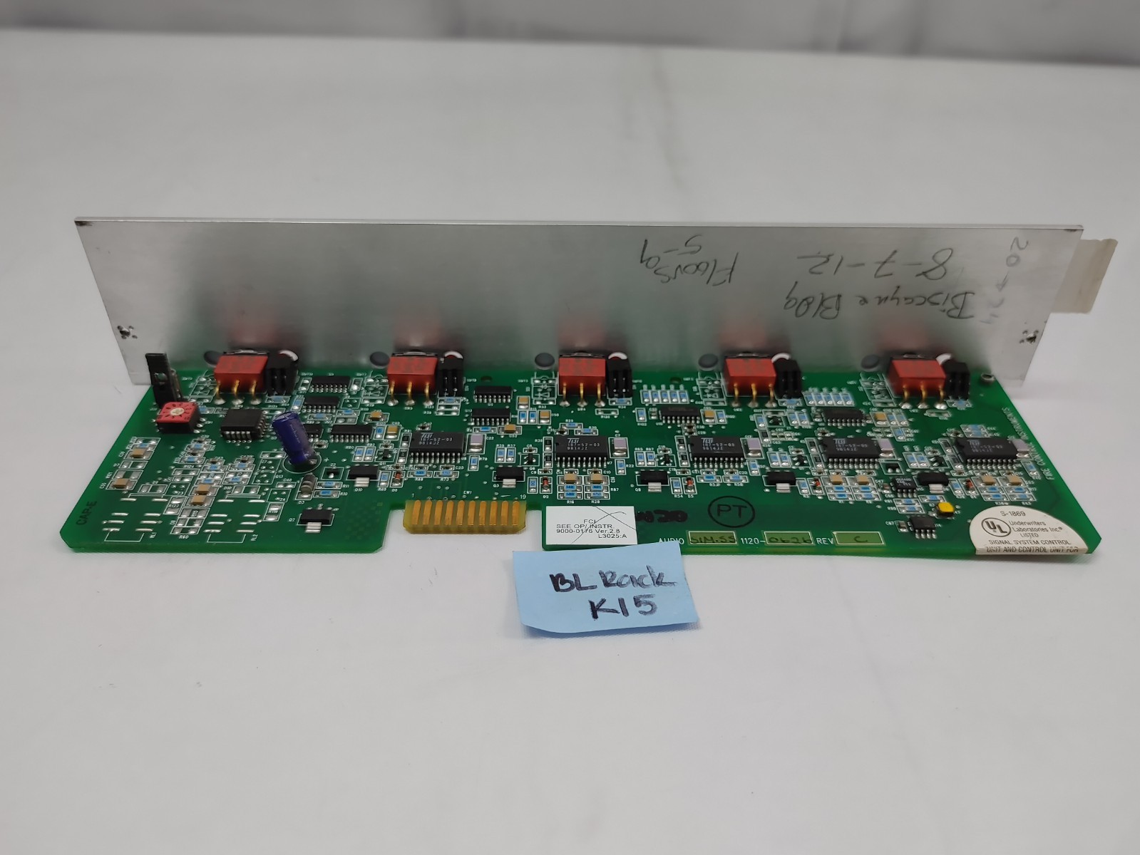 FCI SIM-SS SPEAKER SELECT SWITCH BOARD 1120-0626 Rev C Fire Alarm