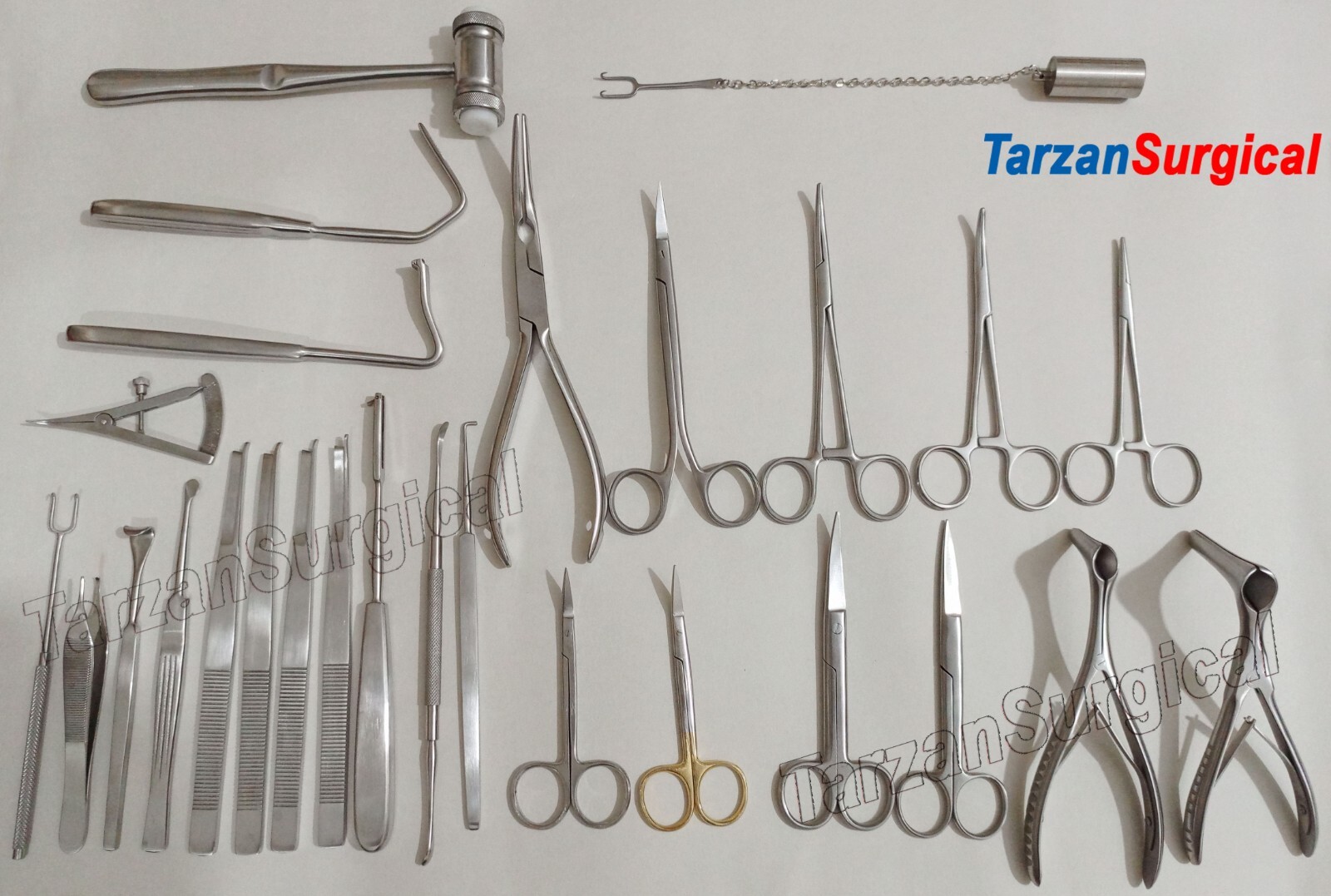 25 PCS Rhinoplasty Instruments Nose Surgery Surgical Instruments
