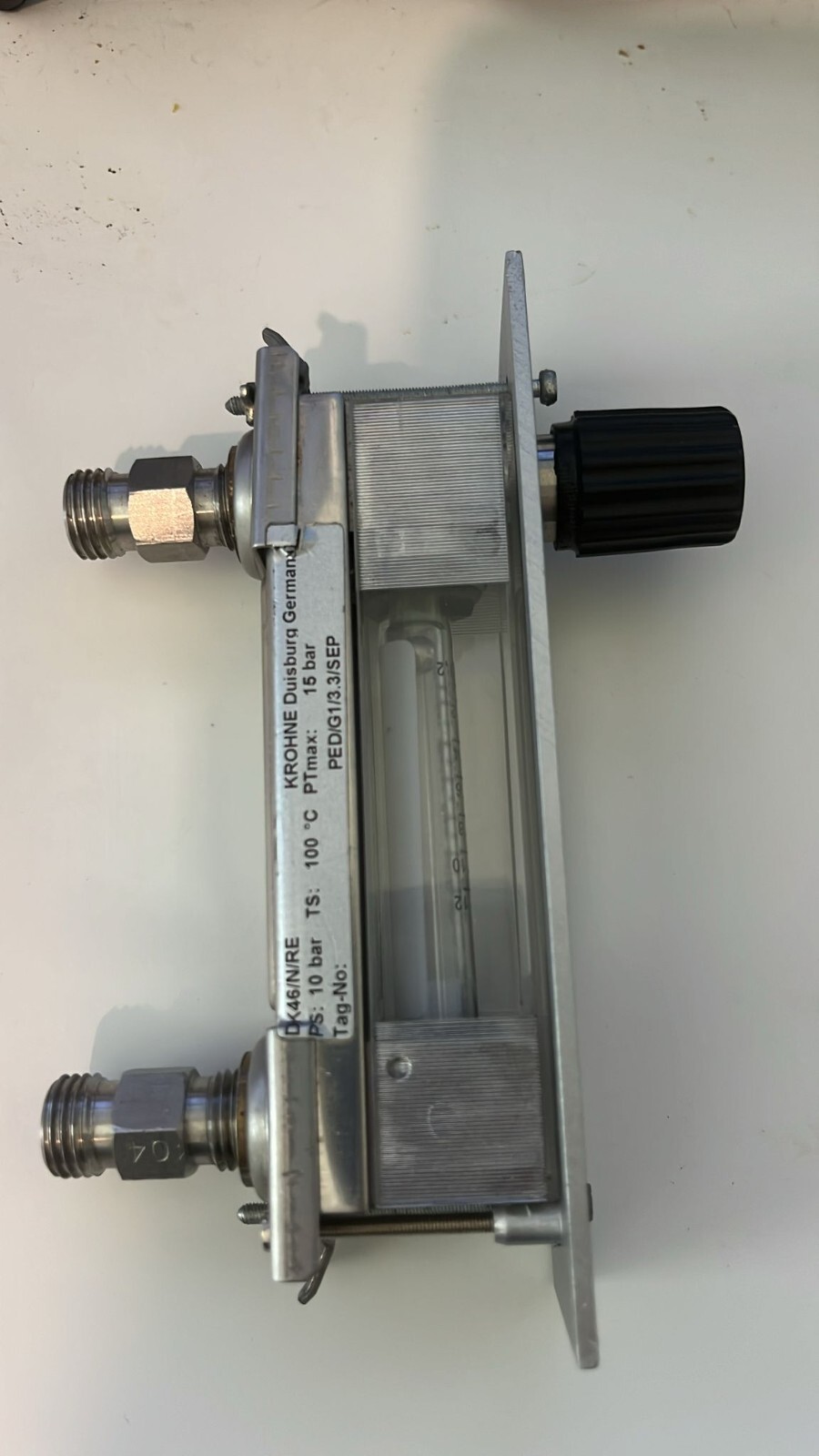 Krohne DK46N Rotameter Flow Meter 250L/min