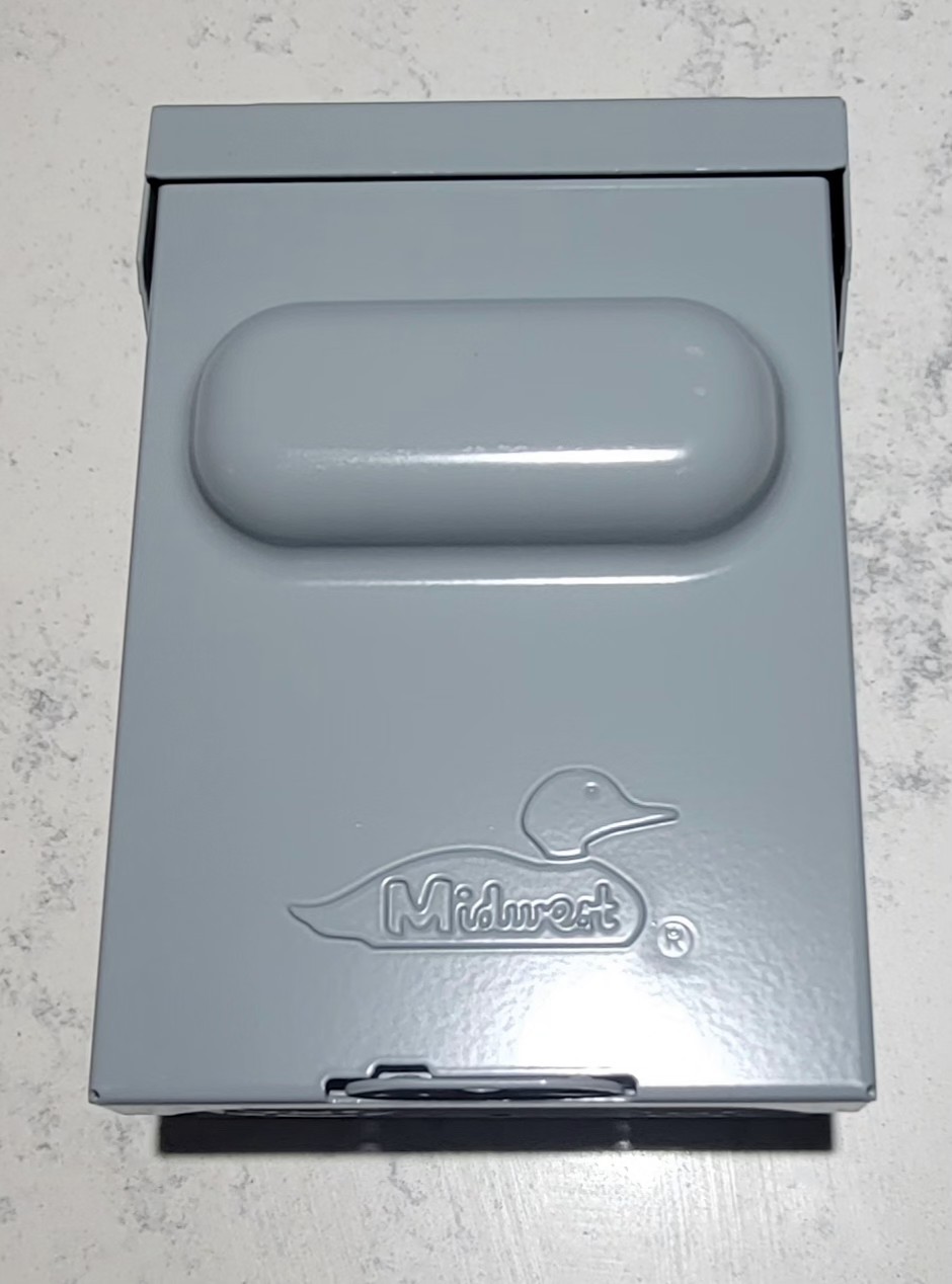Midwest U065P Rainproof Pullout Disconnect Switch, 60 Amps, 240v AC, 10 hp