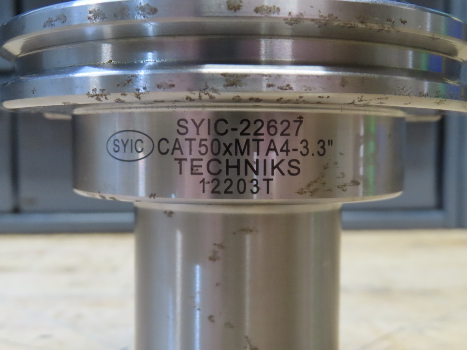 Techniks SYIC 22627 CAT50xMTA4-3.3″ CAT50 MT4 taper shank adapter (B)