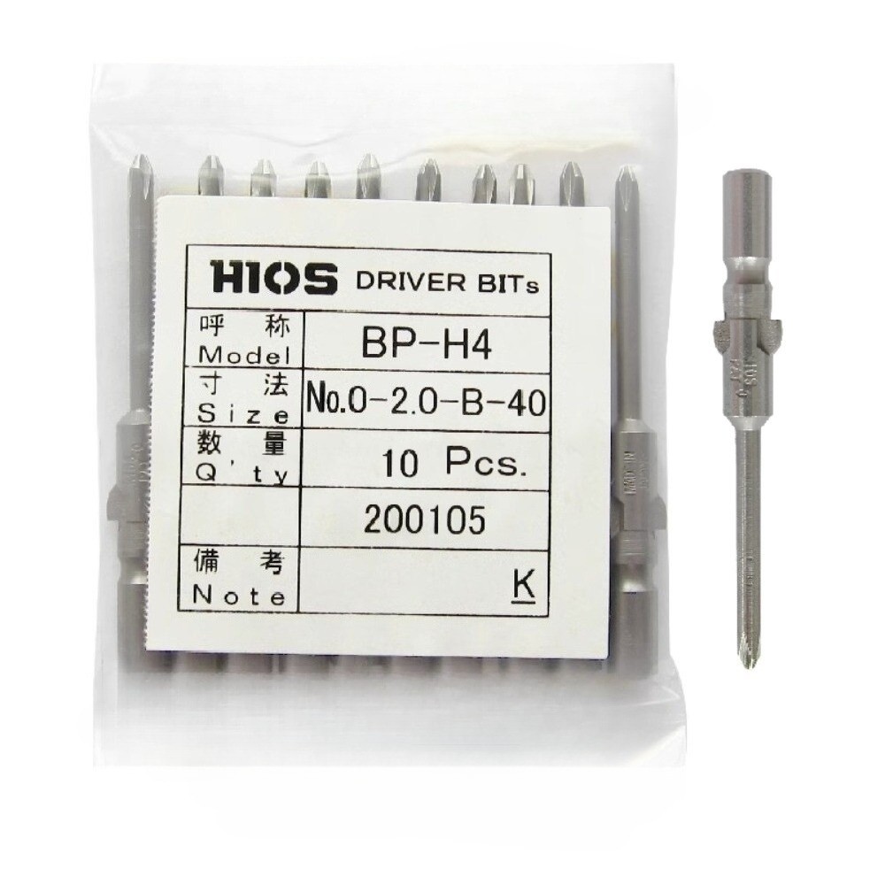 10PCS Batch Mouth BP-H4 # 0-2.0-B-40/60/80/100/120 Screwdriver Heads