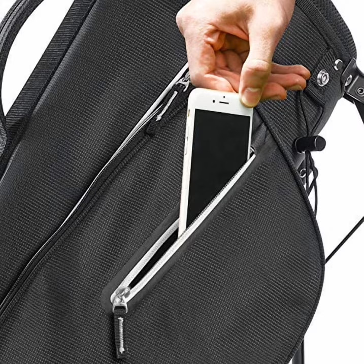 IZZO Golf Ultra-Lite Golf Stand Bag – Black, Only 3.2 lbs