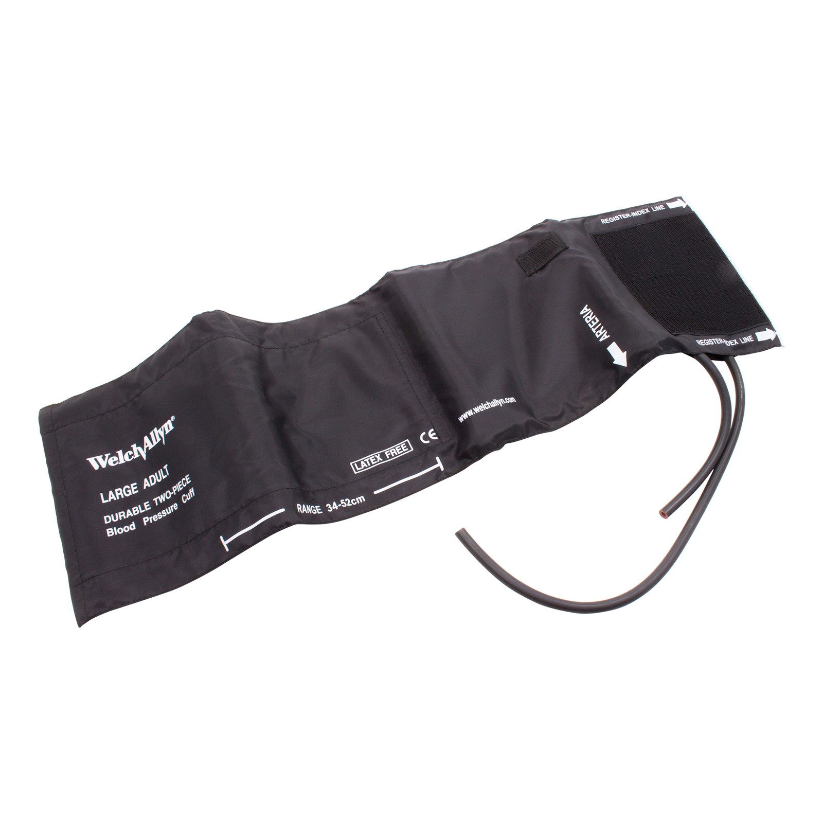 Welch Allyn 5082-23 Blood Pressure Cuff; Large Adult, Reusable (2 Piece) 2-Tubes