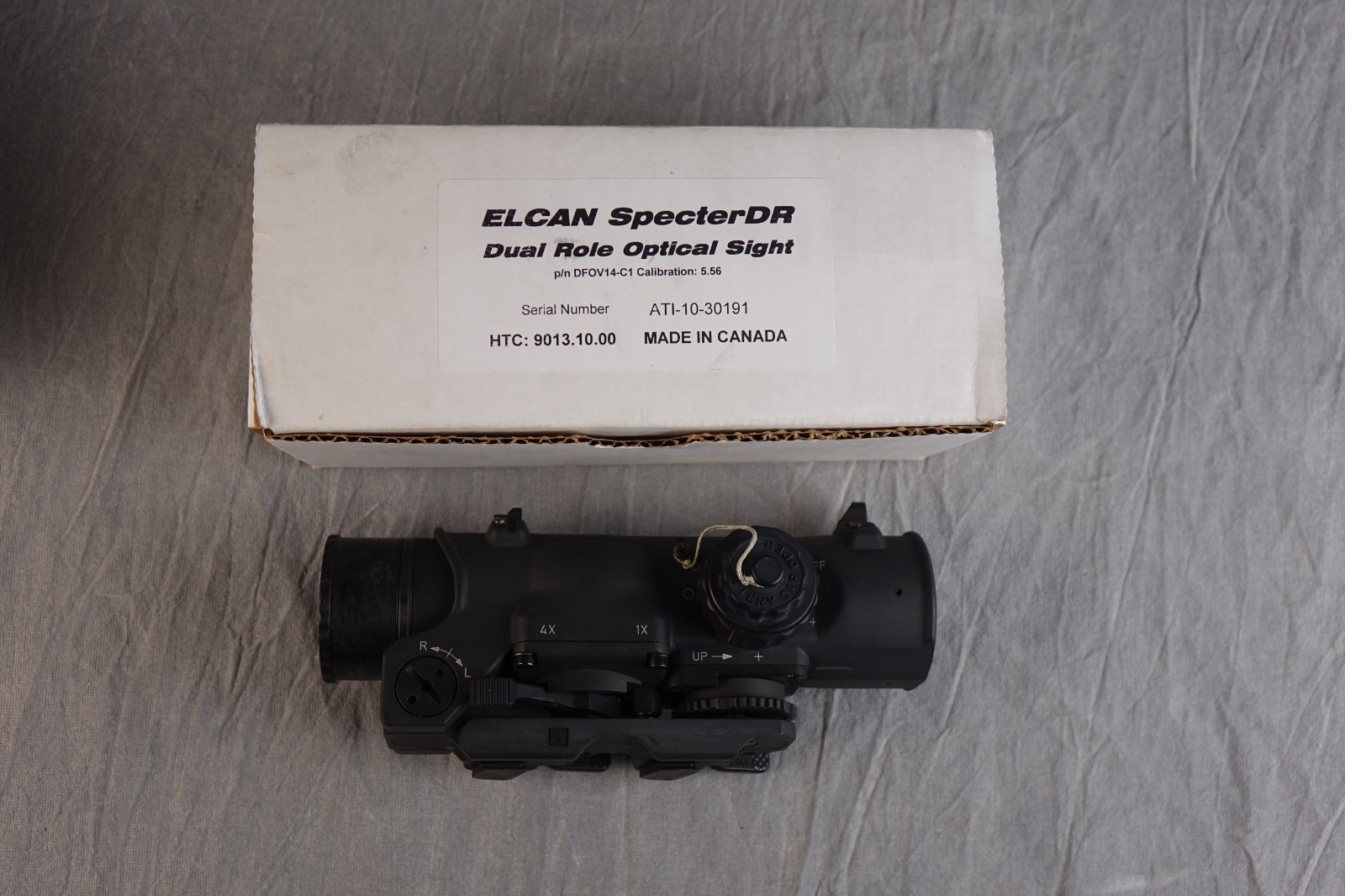 Elcan SpecterDR Calibration: 5.56 S/N:ATI-10-30191 Used Excellent Condition