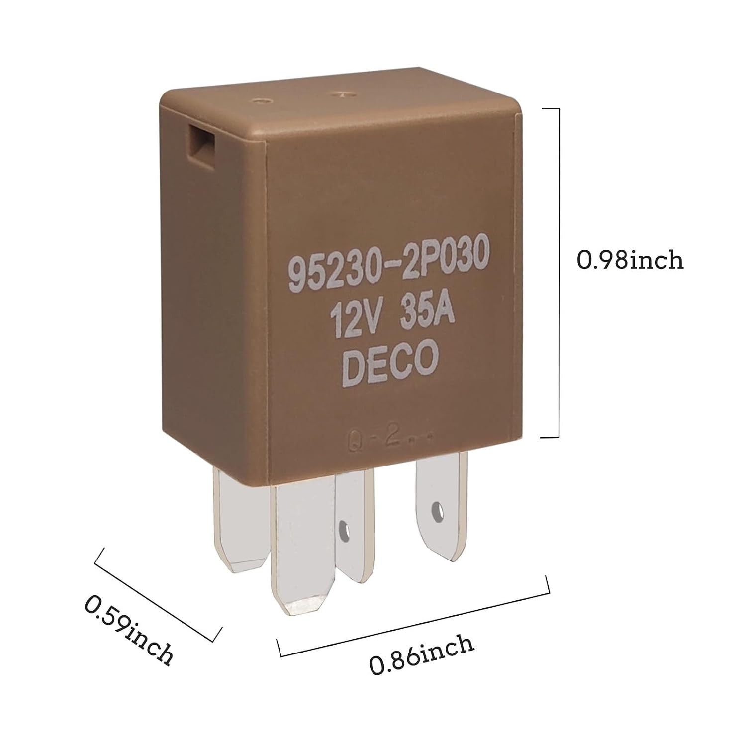 12V 35A Multi Purpose Power Relay 4 Pin Module 2 Pack Compatible