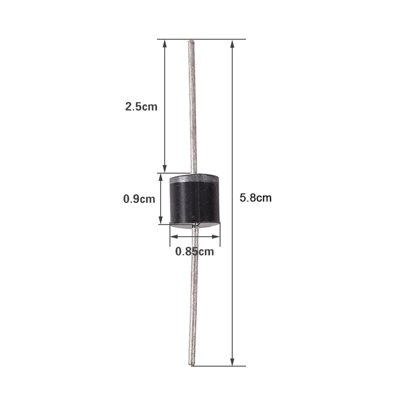 50pcs 10A10 1000V diode 12v High Voltage Rectifying Diodes One Way Electrical…
