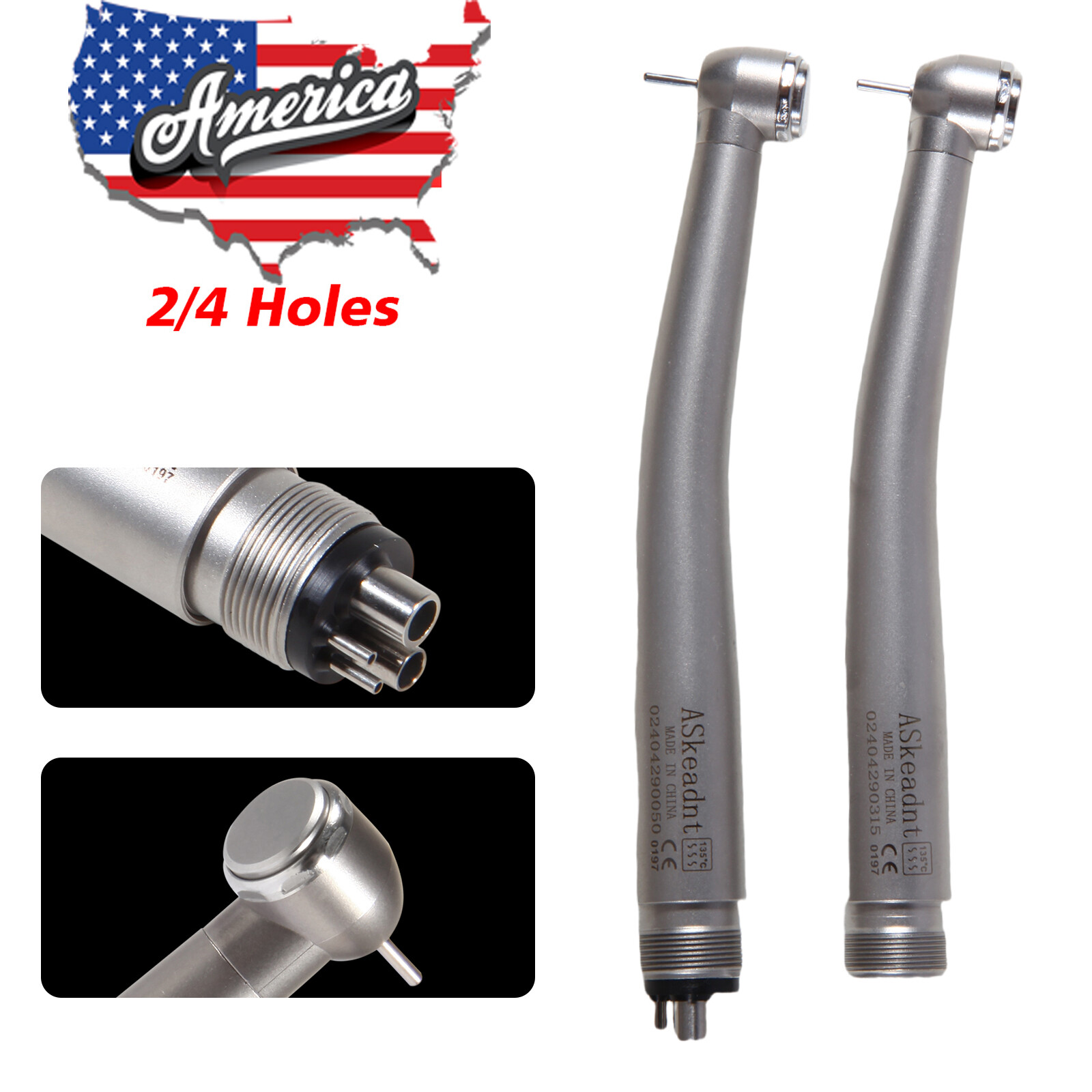 Turbina NSK PANA MAX Style Dental High Speed Handpiece Push Button 2 Hole/4 Hole